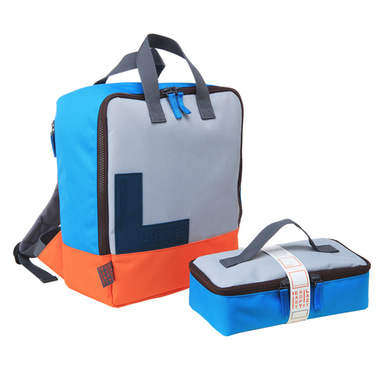 릴리쿠 LILIKU RGB Backpack with lunchbag  - Orange